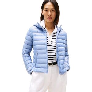 Tommy Hilfiger Women’s Hooded Down Jacket with Zip, Blue (Brisk Blue), XL Tommy Hilfiger Women’s Hooded Down Jacket with Zip, Blue (Brisk Blue), XL