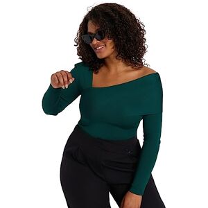 Trendyol FeMan Regular fit Basic Asymmetrical Collar Knitwear Plus Size Jumper,Emerald,XL Trendyol FeMan Regular fit Basic Asymmetrical Collar Knitwear Plus Size Jumper,Emerald,XL