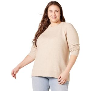 Amazon Essentials Women's Regular-Fit Soft Touch Long-Sleeve Crewneck Jumper, Beige, XL Amazon Essentials Women's Regular-Fit Soft Touch Long-Sleeve Crewneck Jumper, Beige, XL