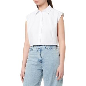 Hugo Boss Women's Blouse, White 100, 10 Hugo Boss Women's Blouse, White 100, 10