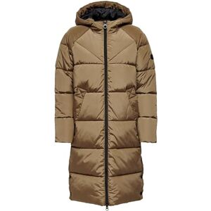 ONLY Women's ONLAMANDA Long Puffer Coat CC OTW, Toasted Coconut, S ONLY Women's ONLAMANDA Long Puffer Coat CC OTW, Toasted Coconut, S