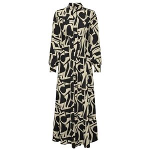 ONLY ONLHELENA Life L/S Maxi Dress PTM, Black/AOP:City Graphic, S ONLY ONLHELENA Life L/S Maxi Dress PTM, Black/AOP:City Graphic, S