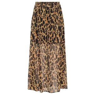 ONLY Onlasta Life Slit Ankel Skirt WVN, Black, L ONLY Onlasta Life Slit Ankel Skirt WVN, Black, L