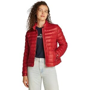 Tommy Hilfiger Women’s Mock Neck Lightweight Quilted Jacket, Red (Primary Red), XL Tommy Hilfiger Women’s Mock Neck Lightweight Quilted Jacket, Red (Primary Red), XL