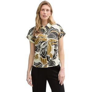 TOM TAILOR Women's 1046207 Blouse, 37999-Neutral Cut Leaves Design, 18 TOM TAILOR Women's 1046207 Blouse, 37999-Neutral Cut Leaves Design, 18