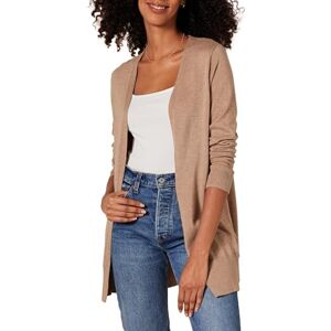 Amazon Essentials Women's Lightweight Long Open-Front Cardigan (Available in Plus Size), Camel Heather, 4XL Plus Amazon Essentials Women's Lightweight Long Open-Front Cardigan (Available in Plus Size), Camel Heather, 4XL Plus