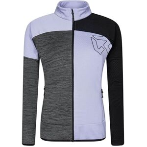 Rock Experience REWC02331-X0020 KOBRA MOCK NECK FZ WOMAN FLEECE Sweatshirt Women's 2268 BABY LAVENDER+0208 CAVIAR+O014 GREY MELANGE S Rock Experience REWC02331-X0020 KOBRA MOCK NECK FZ WOMAN FLEECE Sweatshirt Women's 2268 BABY LAVENDER+0208 CAVIAR+O014 GREY MELANGE S