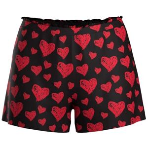 Hugo Boss Women's Nikka Pyjama Shorts, Open Red640, S Hugo Boss Women's Nikka Pyjama Shorts, Open Red640, S