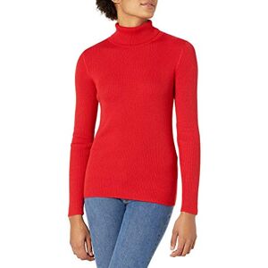 Amazon Essentials Women's Slim-Fit Lightweight Long-Sleeve Turtleneck Jumper, Cherry Red, XS Amazon Essentials Women's Slim-Fit Lightweight Long-Sleeve Turtleneck Jumper, Cherry Red, XS