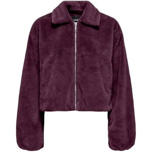 ONLY Women's Onldana Life Faux Fur Jacket CC OTW, Mauve Wine, S ONLY Women's Onldana Life Faux Fur Jacket CC OTW, Mauve Wine, S