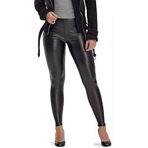 HUE Women's Sleek Effect High Waist Leggings, Black, 1X HUE Women's Sleek Effect High Waist Leggings, Black, 1X