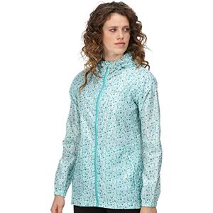 Regatta Womens/Ladies Pack It Ditsy Print Waterproof Jacket (12 UK) (Ocean Wave) Regatta Womens/Ladies Pack It Ditsy Print Waterproof Jacket (12 UK) (Ocean Wave)