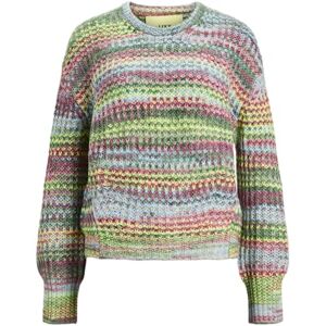 JJXX A/S Women's JXSIMONE Crew Neck Knit NOOS Knitted Jumper, Limeade/Stripes:/6 Multi Space Dye, L, Limeade/Stripes:/6 Multi Space Dye, L JJXX A/S Women's JXSIMONE Crew Neck Knit NOOS Knitted Jumper, Limeade/Stripes:/6 Multi Space Dye, L, Limeade/Stripes:/6 Multi Space Dye, L