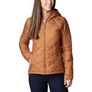 Columbia Women's Heavenly Hooded Puffer Jacket, Camel Brown, S Columbia Women's Heavenly Hooded Puffer Jacket, Camel Brown, S