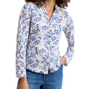 White Stuff Women's Annie Shirt (Pack of 1), White Pr, 12 White Stuff Women's Annie Shirt (Pack of 1), White Pr, 12