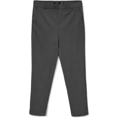 VERO MODA Women's Vmmaya Mr Loose Solid Noos Pant Trousers , Grey Pinstripe,S / 30L VERO MODA Women's Vmmaya Mr Loose Solid Noos Pant Trousers , Grey Pinstripe,S / 30L