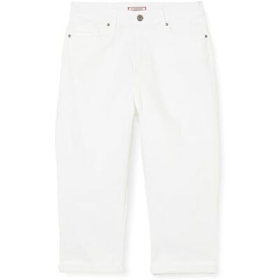 Joe Browns Women's Essentials Stretch Cotton Cropped Skinny Fit Capri Pants, White, 14 Joe Browns Women's Essentials Stretch Cotton Cropped Skinny Fit Capri Pants, White, 14