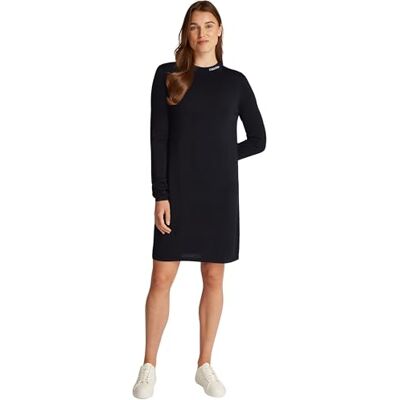 Calvin Klein Women’s Smooth Yarn Knee Length Jumper Dress Calvin Klein Women’s Smooth Yarn Knee Length Jumper Dress