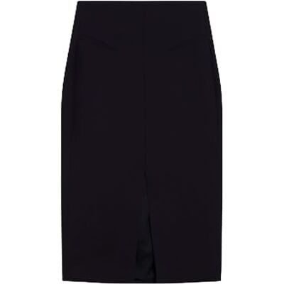 Ted Baker Womens Manabsl Tailored Midi with Front Split Skirt, Navy, 8 UK Ted Baker Womens Manabsl Tailored Midi with Front Split Skirt, Navy, 8 UK