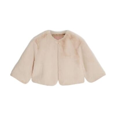 Ted Baker Women's Short Belted Wool Wrap Coat, Ivory, M Ted Baker Women's Short Belted Wool Wrap Coat, Ivory, M