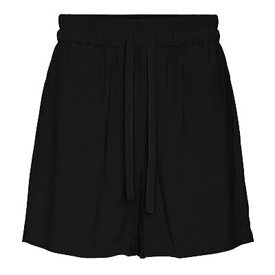 VERO MODA Women's Vmcarmen Hr Loose Noos Shorts, Black, S VERO MODA Women's Vmcarmen Hr Loose Noos Shorts, Black, S