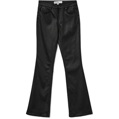 VERO MODA Female Flared VMFLASH Mid Rise Flared Jeans, Black, M / 30L VERO MODA Female Flared VMFLASH Mid Rise Flared Jeans, Black, M / 30L