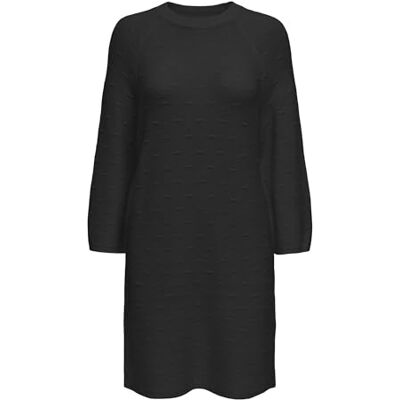 ONLY Women's Onlkatia 3/4 Structure O-N Dress CC KNT, Black, S ONLY Women's Onlkatia 3/4 Structure O-N Dress CC KNT, Black, S