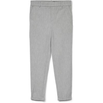 VERO MODA Women's Vmmaya Mr Loose Solid Pant Noos Pants , Light Grey Melange,L / 30L VERO MODA Women's Vmmaya Mr Loose Solid Pant Noos Pants , Light Grey Melange,L / 30L