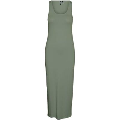 VERO MODA VMMAXI My Soft Maxi Dress Noos, Hedge Green, XL VERO MODA VMMAXI My Soft Maxi Dress Noos, Hedge Green, XL