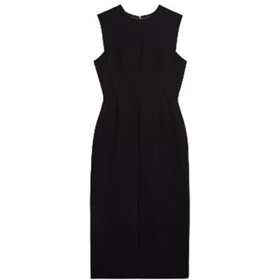 Ted Baker Womens Manabdl Tailored Midi with Front Split Business Casual Dress, Black, 12 UK Ted Baker Womens Manabdl Tailored Midi with Front Split Business Casual Dress, Black, 12 UK