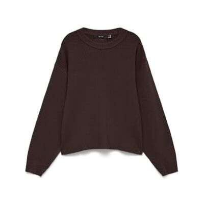 VERO MODA Women's Vmgold Lux Rib Ls O-Neck Pullover Vmgold Lux Rib LS O-Neck Pullover (Pack of 1) VERO MODA Women's Vmgold Lux Rib Ls O-Neck Pullover Vmgold Lux Rib LS O-Neck Pullover (Pack of 1)