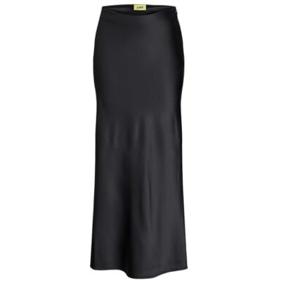 JJXX Jack & Jones Women's Jxeva Satin Maxi Skirt WVN Maxi Skirt, Black, XL JJXX Jack & Jones Women's Jxeva Satin Maxi Skirt WVN Maxi Skirt, Black, XL