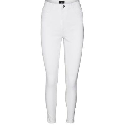 VERO MODA Women's VMSOPHIA HW Skinny J SOF VI403 GA Petite Jeans, Bright White, XS/P/28 VERO MODA Women's VMSOPHIA HW Skinny J SOF VI403 GA Petite Jeans, Bright White, XS/P/28