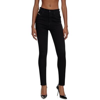 Diesel _1984 SLANDY-HIGH_Pants_Farbe: Black_30 Kurz Diesel _1984 SLANDY-HIGH_Pants_Farbe: Black_30 Kurz