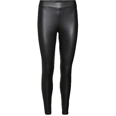 VERO MODA Women's VMGAYA MR PL Legging NOOS Leggings, Black, M/32 VERO MODA Women's VMGAYA MR PL Legging NOOS Leggings, Black, M/32