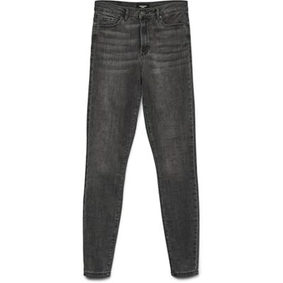 VERO MODA VMSOPHIA Female Skinny Fit Jeans High Waist, Grey (Dark Grey Denim Dark Grey Denim), S / 30L VERO MODA VMSOPHIA Female Skinny Fit Jeans High Waist, Grey (Dark Grey Denim Dark Grey Denim), S / 30L