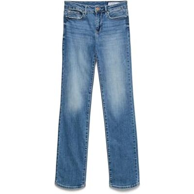 VERO MODA Women's Vmflash Mr Straight Jeans Li347 Ga Noos Trouser VERO MODA Women's Vmflash Mr Straight Jeans Li347 Ga Noos Trouser