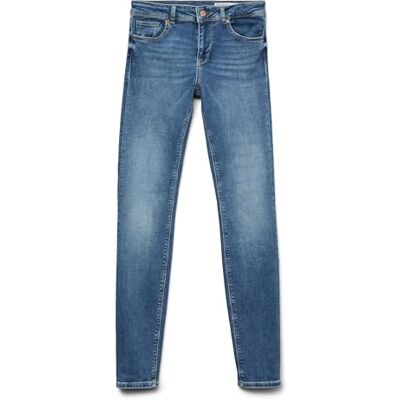 VERO MODA Womens Vmlux Mr Slim Ri310 Noos Jeans, Medium Blue Denim, S / 30L UK VERO MODA Womens Vmlux Mr Slim Ri310 Noos Jeans, Medium Blue Denim, S / 30L UK