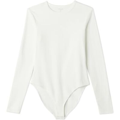Amazon Essentials Women's Slim-Fit Long-Sleeve Crew Neck Bodysuit Amazon Essentials Women's Slim-Fit Long-Sleeve Crew Neck Bodysuit