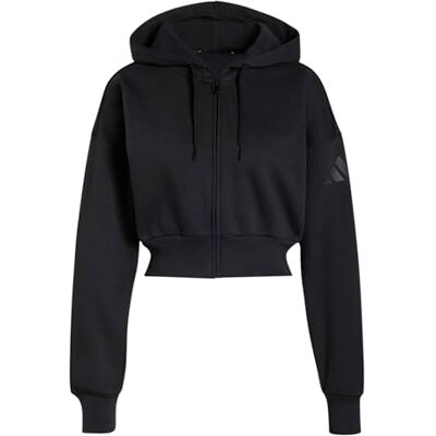 adidas Women's Essentials Contemporary Fleece Full Zip Hooded Hooded Sweatshirt (pack of 1) adidas Women's Essentials Contemporary Fleece Full Zip Hooded Hooded Sweatshirt (pack of 1)