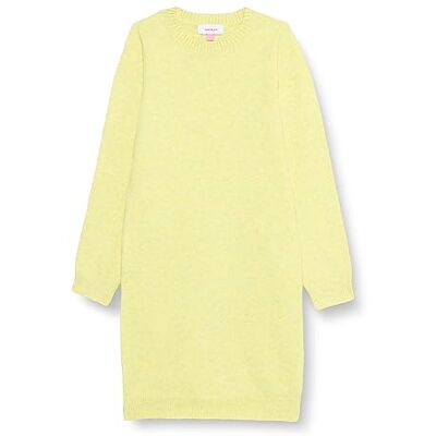 VERO MODA Women's Vmdoffy LS O-Neck Dress Ga Girl Noos, Sulphur Spring/Detail: Melange, 134/140 EU (9-10Y), Sulphur Spring/Detail: Melange, 134/140 EU (9-10Y) VERO MODA Women's Vmdoffy LS O-Neck Dress Ga Girl Noos, Sulphur Spring/Detail: Melange, 134/140 EU (9-10Y), Sulphur Spring/Detail: Melange, 134/140 EU (9-10Y)