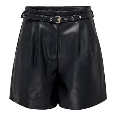 ONLY Women's Onlheidi Faux Leather Shorts CC OTW Faux Leather Shorts ONLY Women's Onlheidi Faux Leather Shorts CC OTW Faux Leather Shorts