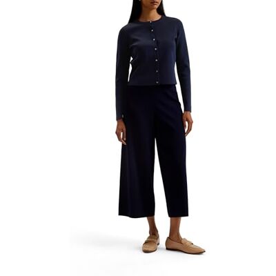 Ted Baker London brylle-Crew Neck Fitted Cropped Card, dk-Blue Ted Baker London brylle-Crew Neck Fitted Cropped Card, dk-Blue