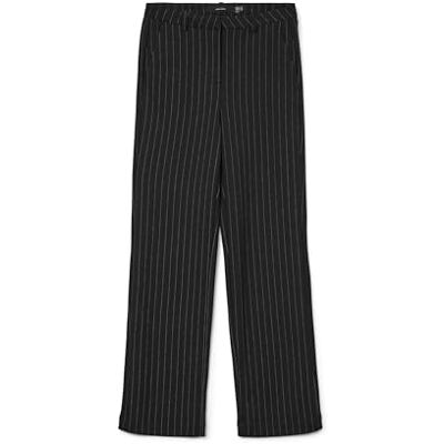 VERO MODA Female Trousers VMZAMIRA Medium Waist Trousers, Obsidian, S / 30L VERO MODA Female Trousers VMZAMIRA Medium Waist Trousers, Obsidian, S / 30L