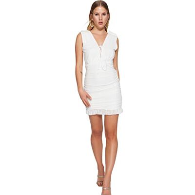 Trendyol Women's Women Bodycon Fitted Knit Dress Women Bodycon Fitted Knit Dress Trendyol Women's Women Bodycon Fitted Knit Dress Women Bodycon Fitted Knit Dress