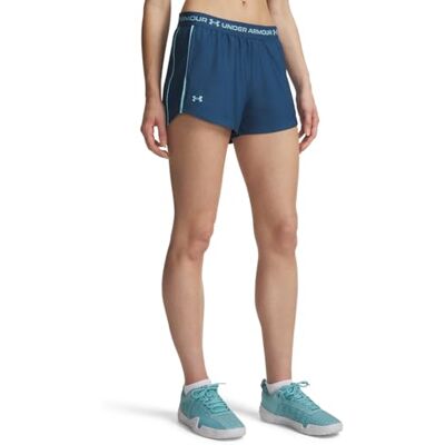 Under Armour Women's Tech Play Up Shorts Wham Blue/Blue Haze XXL XXL Under Armour Women's Tech Play Up Shorts Wham Blue/Blue Haze XXL XXL