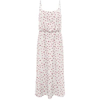 ONLY Onlnova Life Vis Strap Maxi Dress AOP, Cloud Dancer, 12 ONLY Onlnova Life Vis Strap Maxi Dress AOP, Cloud Dancer, 12