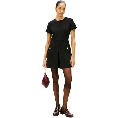 Tommy Hilfiger Women's Punto Mini Dress Ww0ww47970 Flare Dress (Pack of 1) Tommy Hilfiger Women's Punto Mini Dress Ww0ww47970 Flare Dress (Pack of 1)