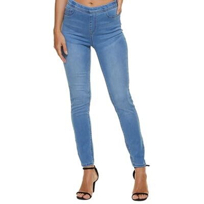 LICTZNEE Jeggings for Women High Waist, Stretchy Jeans Slim Fit Leg Pull on Jean with Pockets, Soft Breathable Cotton Blend LICTZNEE Jeggings for Women High Waist, Stretchy Jeans Slim Fit Leg Pull on Jean with Pockets, Soft Breathable Cotton Blend