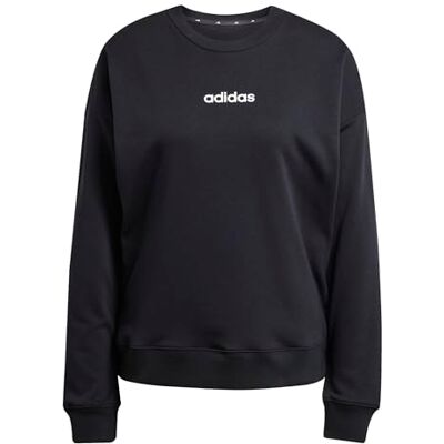 adidas Women's ESSENTIALS LINEAR FRENCH TERRY SWEATSHIRT adidas Women's ESSENTIALS LINEAR FRENCH TERRY SWEATSHIRT